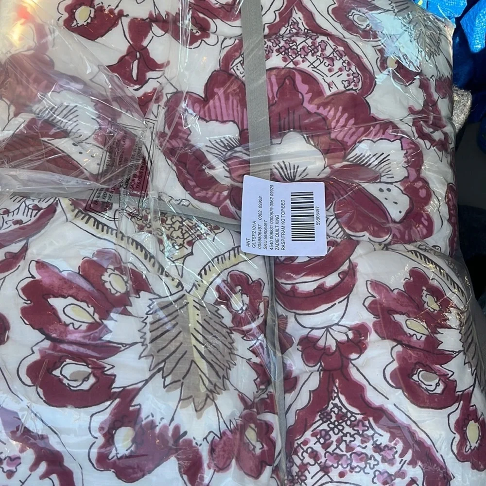 Anthropologie  Zadie Artisan King Quilt NWT